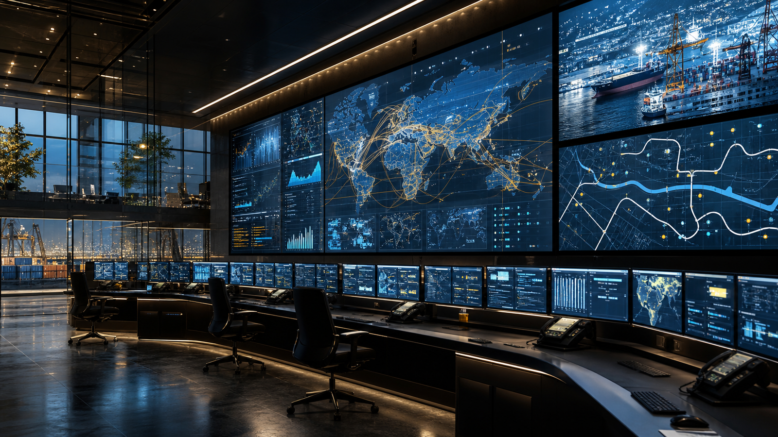 AI generated Supply Chain Solutions visual